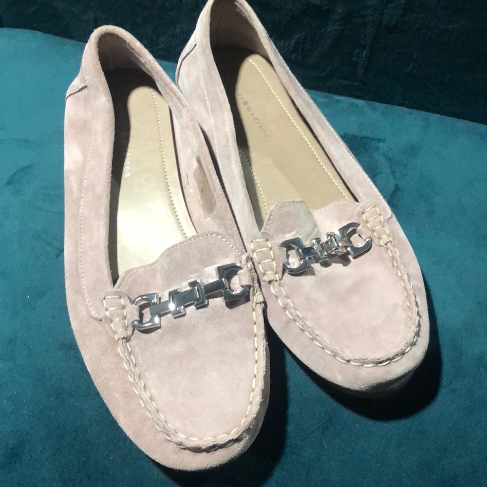 Women’s suede loafers size 8